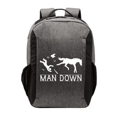 Man Down Horseshoer Funny Horse Vector Backpack