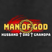 Man Of God Husband Dad Grandpa Adult Drive Performance Visor