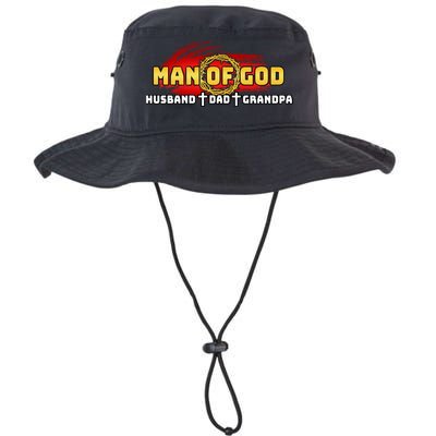 Man Of God Husband Dad Grandpa Bucket Hat