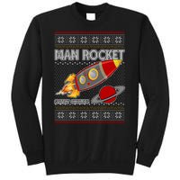 Man Rocket Spittin' Chiclets Ugly Christmas Sweater Sweatshirt