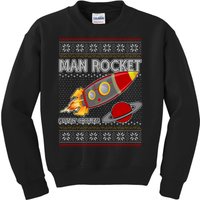 Man Rocket Spittin' Chiclets Ugly Christmas Sweater Kids Sweatshirt