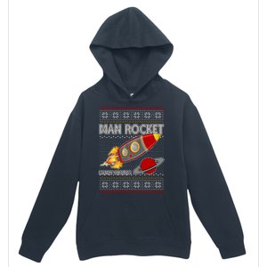 Man Rocket Spittin' Chiclets Ugly Christmas Sweater Urban Pullover Hoodie