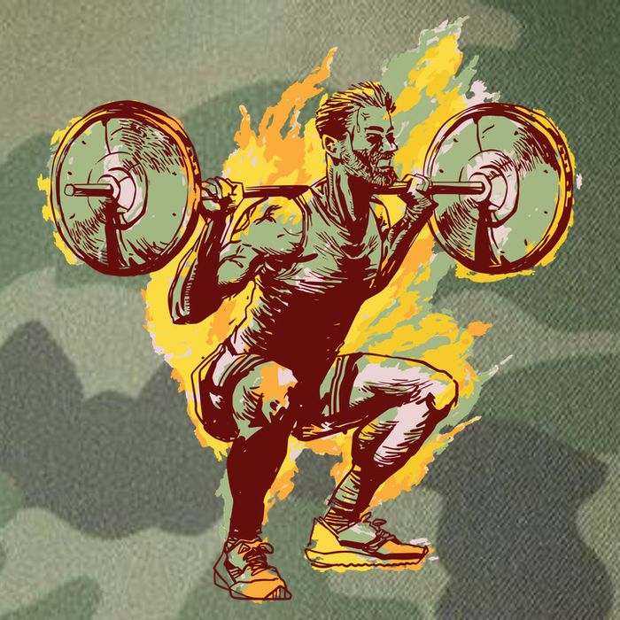 Man Squatting Legacy Tie Dye Trucker Hat