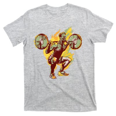 Man Squatting T-Shirt