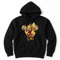 Man Squatting Hoodie