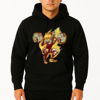 Man Squatting Hoodie