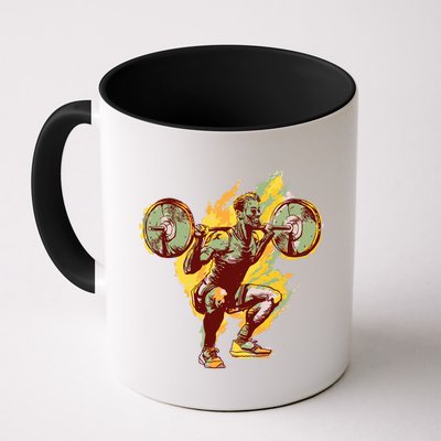Man Squatting Mug