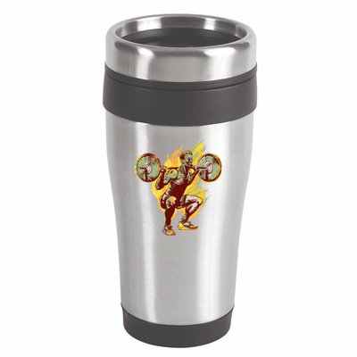 Man Squatting 16oz Travel Tumbler