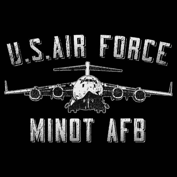 Minot Afb North Dakota Veteran Pride Drawstring Bag