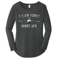 Minot Afb North Dakota Veteran Pride Women's Perfect Tri Tunic Long Sleeve Shirt