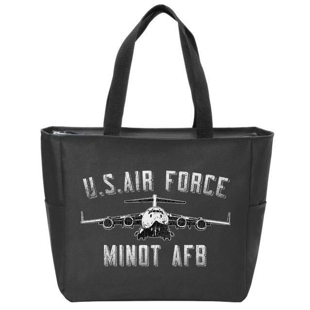 Minot Afb North Dakota Veteran Pride Zip Tote Bag
