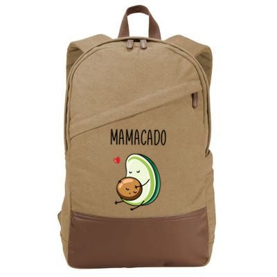 Mamacadobaby Announcement New Mom Cotton Canvas Backpack