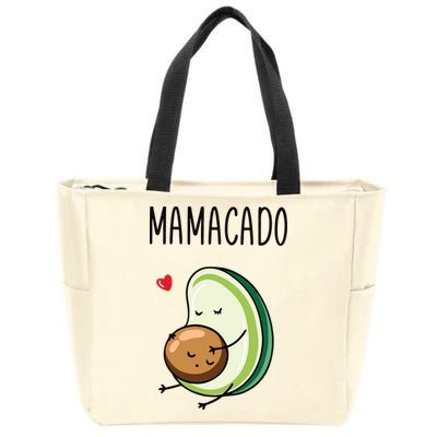 Mamacadobaby Announcement New Mom Zip Tote Bag