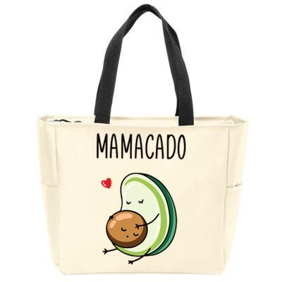 Mamacadobaby Announcement New Mom Zip Tote Bag