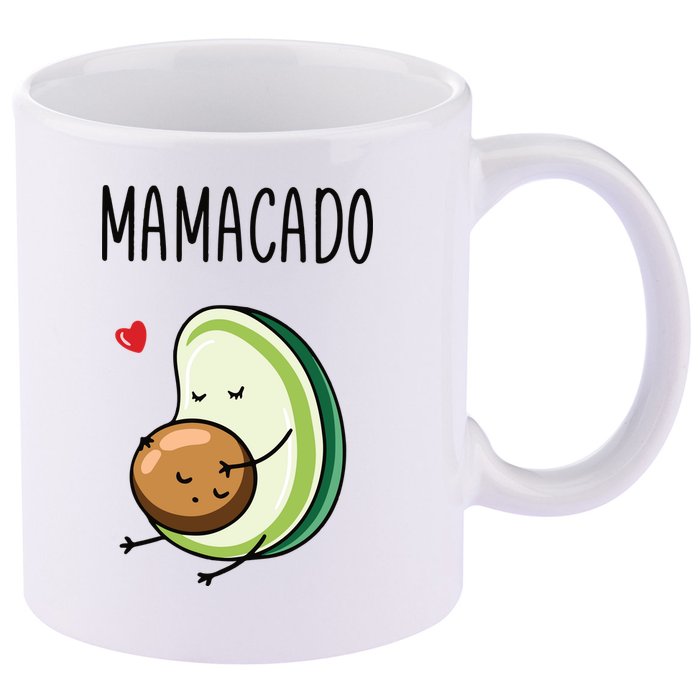 Mamacadobaby Announcement New Mom 11oz C Handle Ceramic Mug