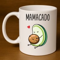 Mamacadobaby Announcement New Mom 11oz C Handle Ceramic Mug