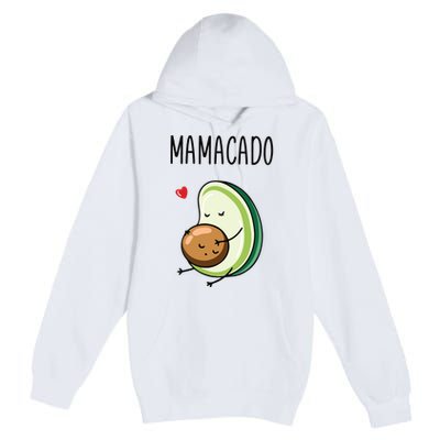 Mamacadobaby Announcement New Mom Premium Pullover Hoodie