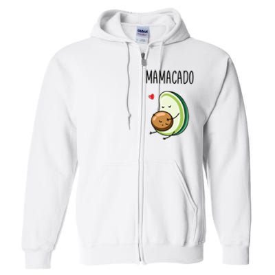 Mamacadobaby Announcement New Mom Full Zip Hoodie