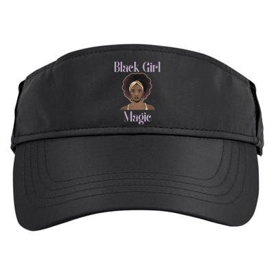 Melanin Afro Natural Hair Juneteenth Black Girl Magic Gift Adult Drive Performance Visor