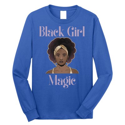 Melanin Afro Natural Hair Juneteenth Black Girl Magic Gift Long Sleeve Shirt