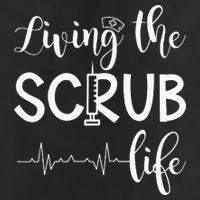 Medical Assistant Nursing Living The Scrub Life 7 Panel Mesh Trucker Snapback Hat