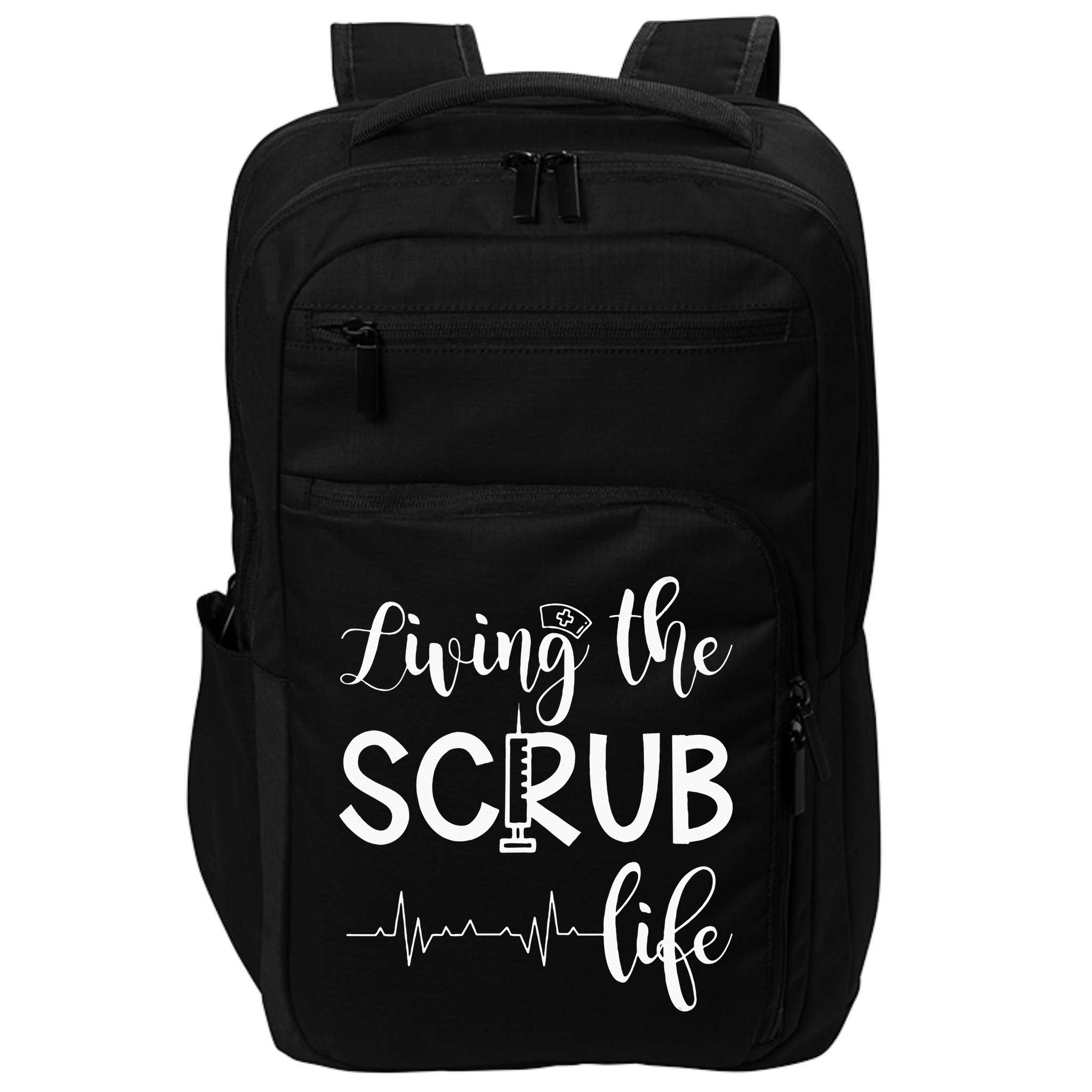 Medical Assistant Nursing Living The Scrub Life Impact Tech Backpack