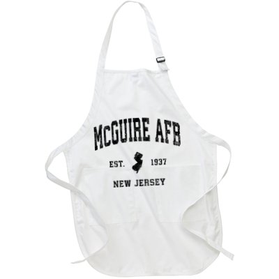 Mcguire Afb New Jersey Nj Vintage Established Athletic Sports Design Apron