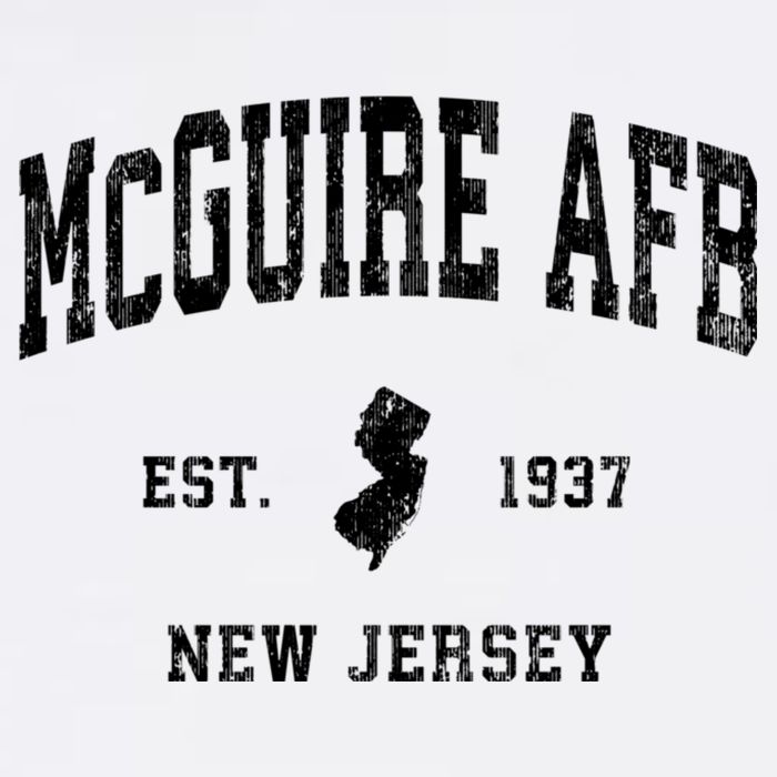 Mcguire Afb New Jersey Nj Vintage Established Athletic Sports Design Beanie