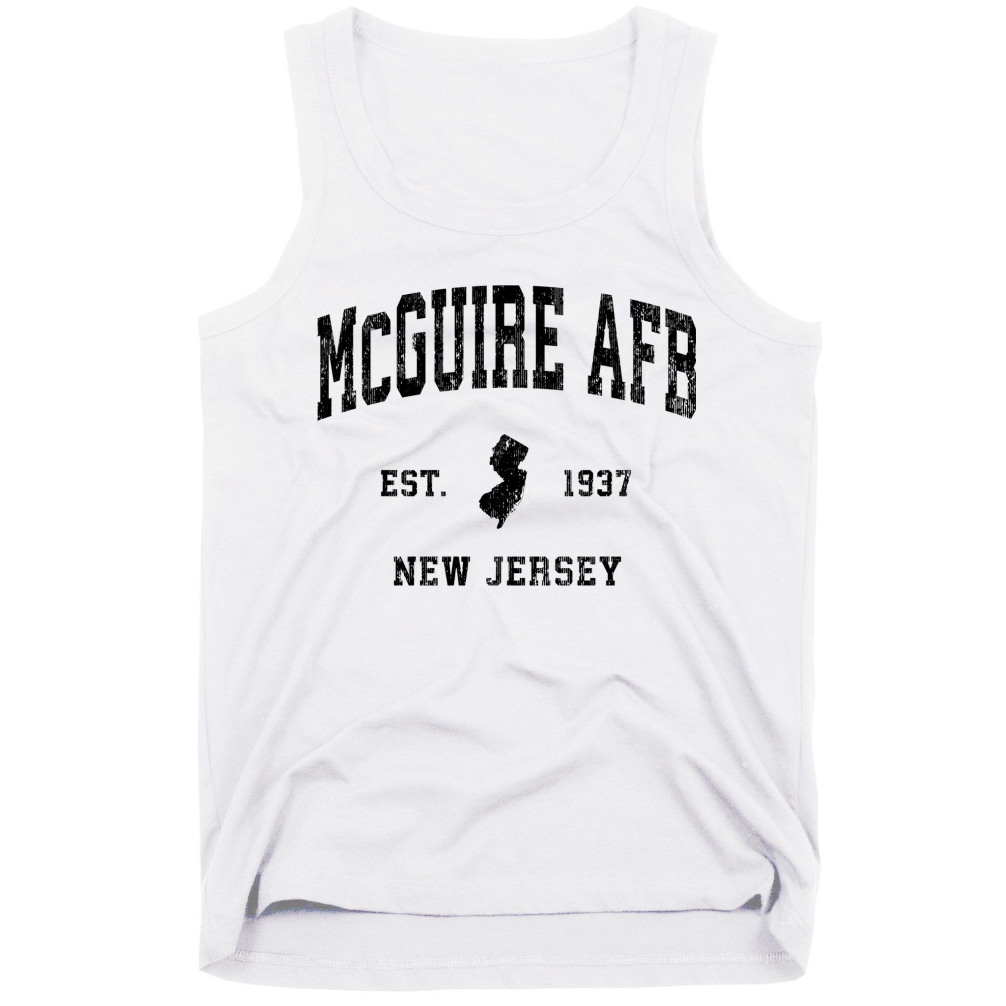 Mcguire Afb New Jersey Nj Vintage Established Athletic Sports Design Tank Top