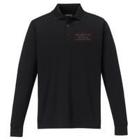 Make America Not A Bunch Offended By Everything Again 2024 Performance Long Sleeve Polo