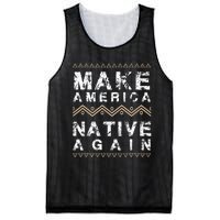 Make America Native Again Support American Indians Mesh Reversible Basketball Jersey Tank