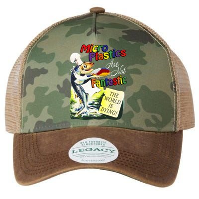 Microplastics Are Not Fantastic The World Is Dring Legacy Tie Dye Trucker Hat