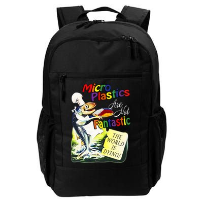 Microplastics Are Not Fantastic The World Is Dring Backpack
