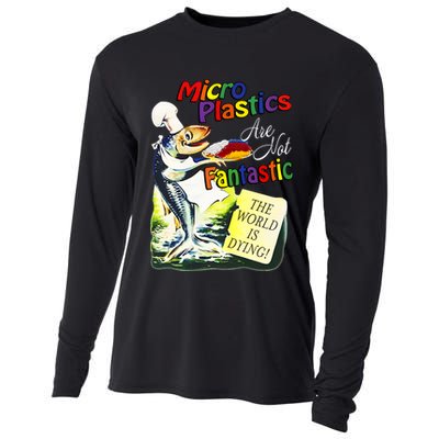 Microplastics Are Not Fantastic The World Is Dring Cooling Performance Long Sleeve Crew