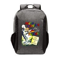 Microplastics Are Not Fantastic The World Is Dring Vector Backpack