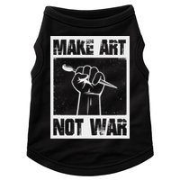 Make Art Not War Doggie Tank