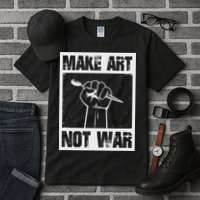Make Art Not War Tall T-Shirt