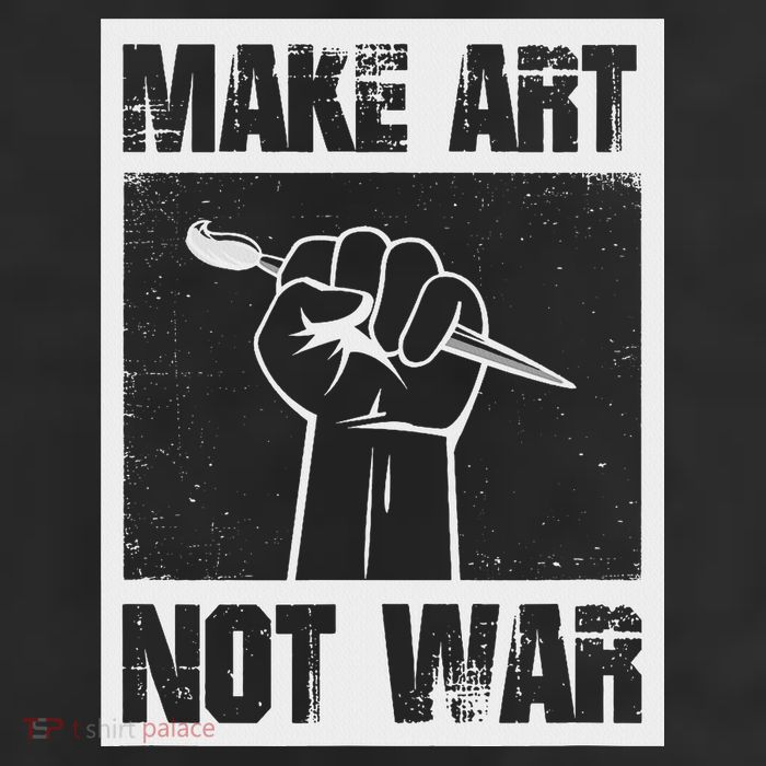 Make Art Not War Adult Drive Performance Visor