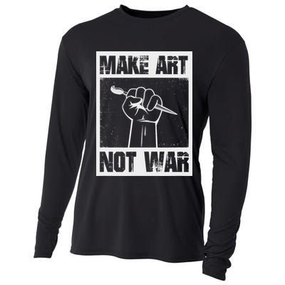 Make Art Not War Cooling Performance Long Sleeve Crew