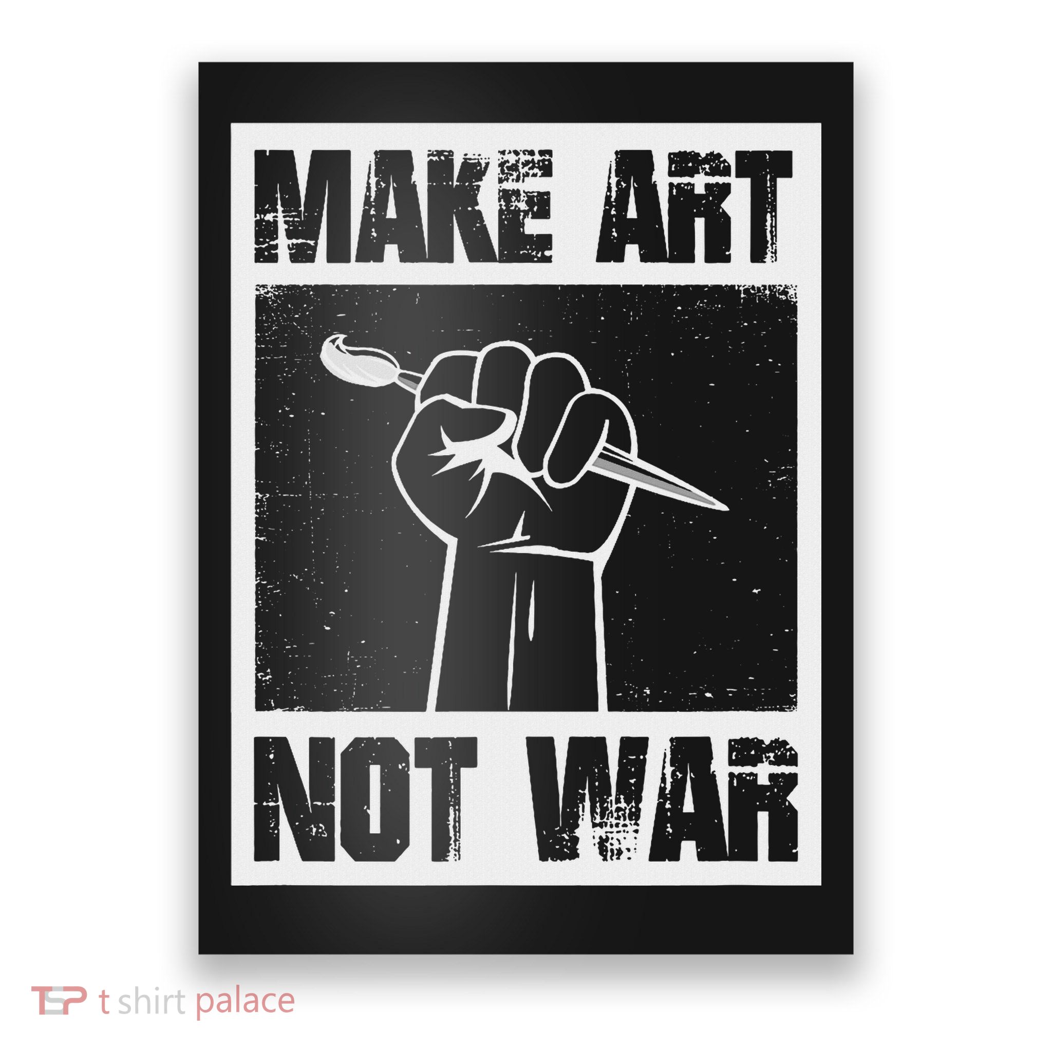 Make Art Not War Poster
