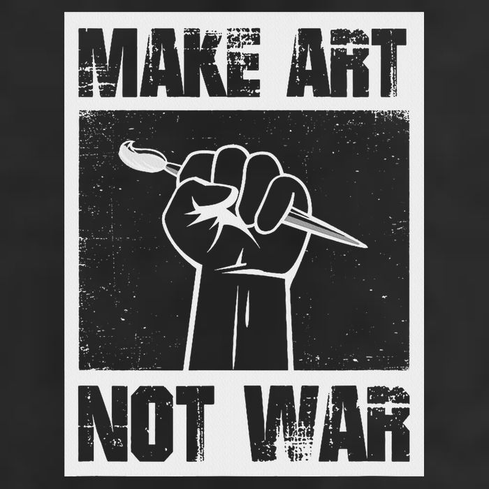 Make Art Not War Hat