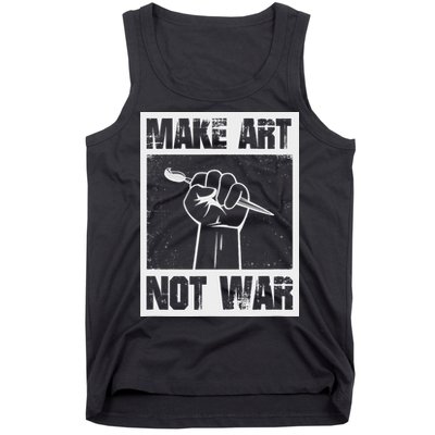 Make Art Not War Tank Top