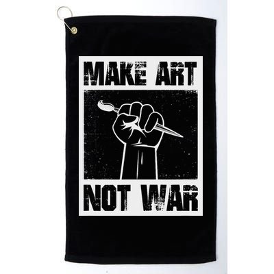 Make Art Not War Golf Towel