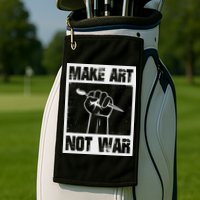 Make Art Not War Golf Towel