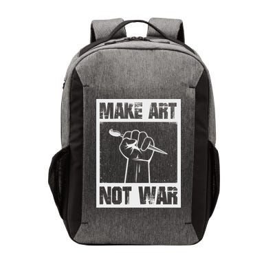 Make Art Not War Vector Backpack