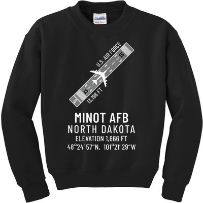 Minot Afb North Dakota 5th Bomb Wing Gifts Kids Sweatshirt