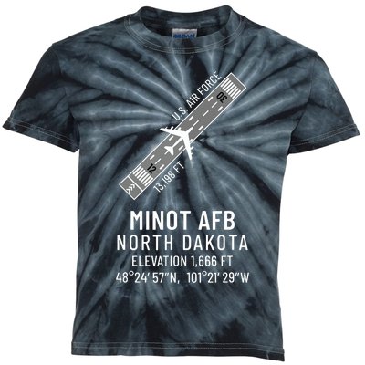 Minot Afb North Dakota 5th Bomb Wing Gifts Kids Tie-Dye T-Shirt