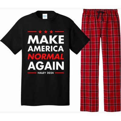 Make America Normal Again Haley 2024 Presidential Election Pajama Set