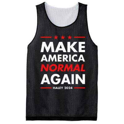 Make America Normal Again Haley 2024 Presidential Election Mesh Reversible Basketball Jersey Tank