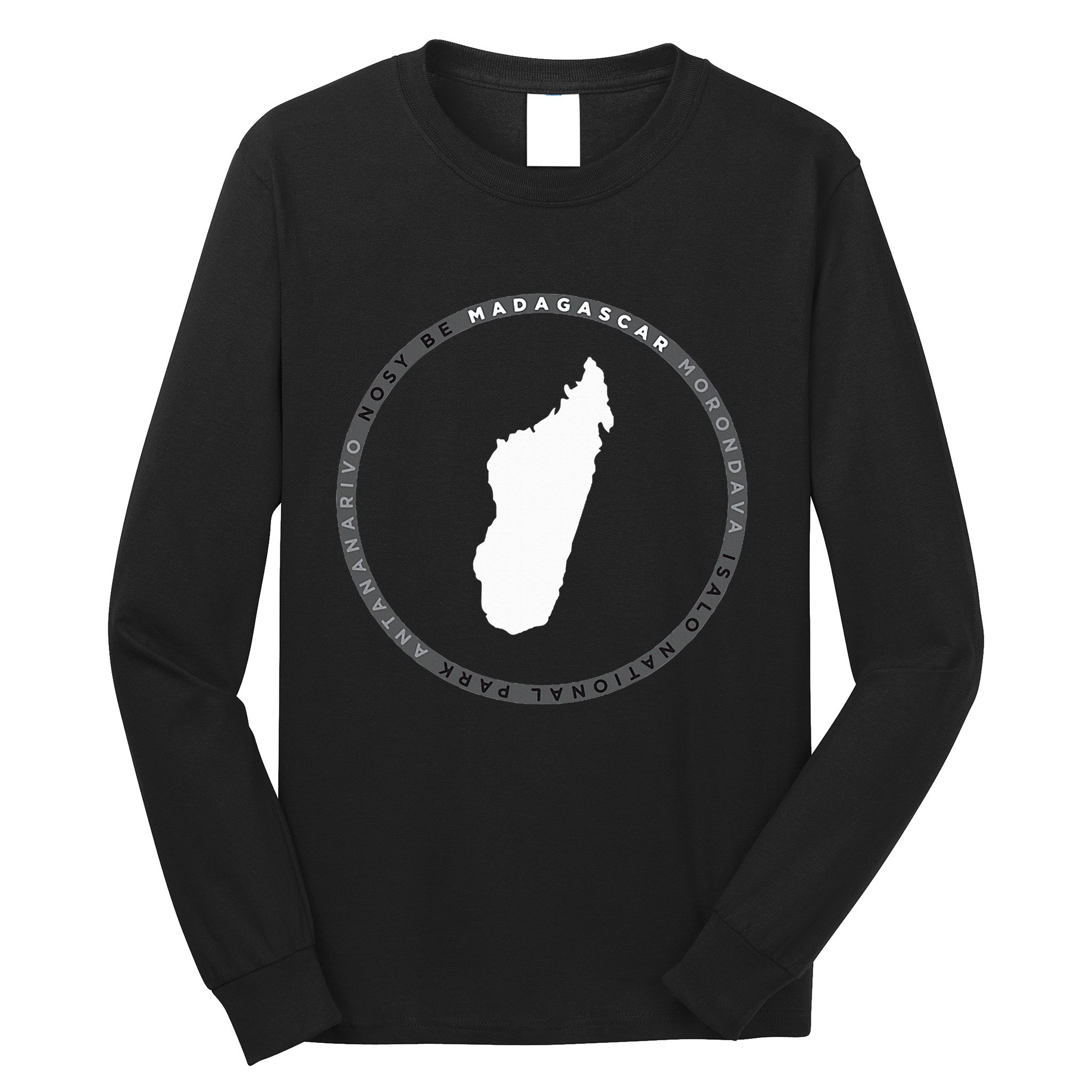 Madagascar Antananarivo Nosy Be Isalo Graphic Long Sleeve Shirt